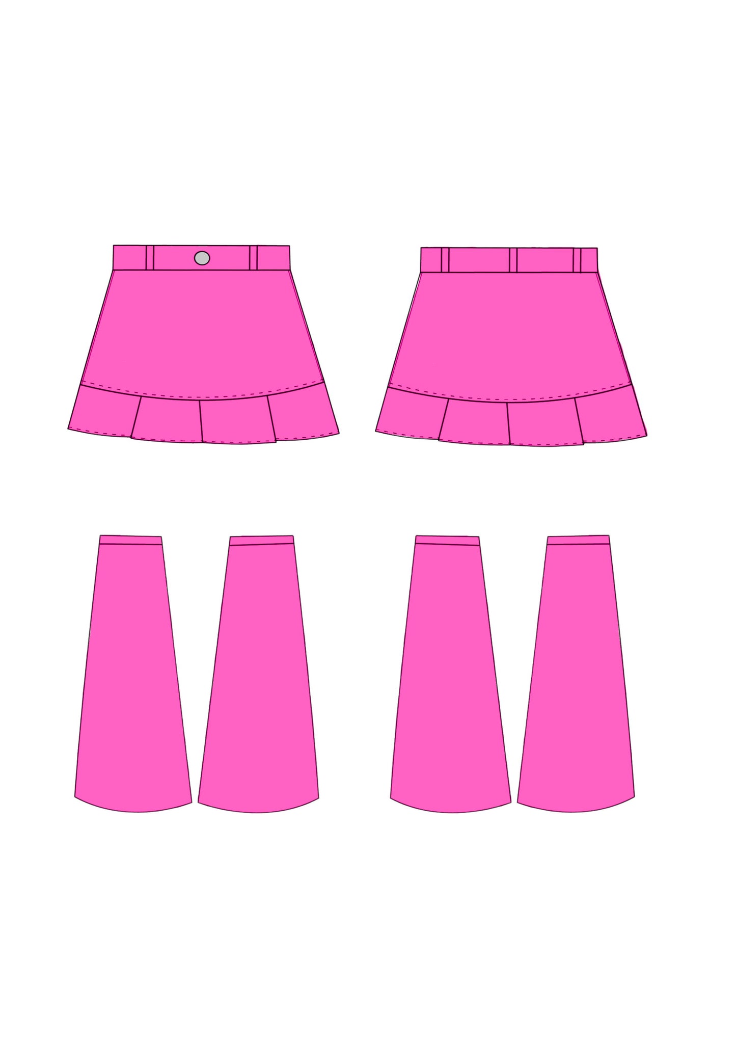 Oshare Skirt with Legwarmers